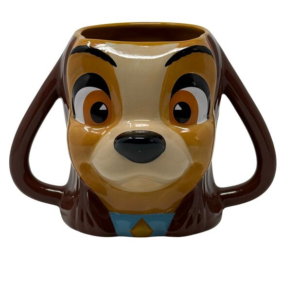 Lady and the Tramp Lady 3D Stoneware Mug 20 Oz - Picture 1 of 6